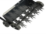 19in Push Spike Aerator, Heavy Duty Rolling Lawn Aerator, Rotary Spike Lawn Aerator, Manual Aeration 19150241