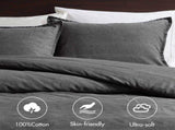 3PCS King/Cal King Twill Washed Duvet Set B035P341123