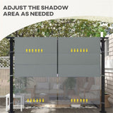 2 Pcs Pergola Replacement Canopy 15283042