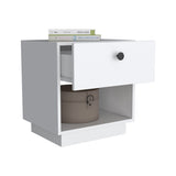 Nightstand Viliigili, One Drawer, White Finish B092123120