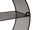 Circular Floating Shelves, Wall Decor, Accent Shelf, Office, Bathroom, Metal Mesh, 18"L x 4"W x 55141096