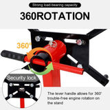 Engine Stand 1000 lbs Capacity, 360 Degree Rotating Engine Run Stand with 4-Casters, Heavy W2913P251940