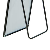 ZUN Tempered mirror 71" x 32" Tall Full Length Mirror with Stand, Black Wall Mounting Full Body Mirror, W1806P180029