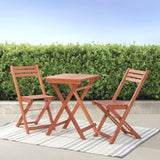 Marco Reddish Brown Balcony Wood Bistro Set B093121237