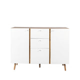 Sideboard Buffet Cabinet with 3 Drawers & 2 Doors,47.24"Buffet Cabinet with Adjustable Shelves W2282P220585