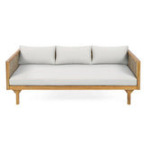 3 SEATER DAYBED WITH RATTAN ARMS 31991891