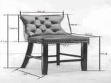 Contemporary Velvet Upholstered Barstools with Button Tufted Decoration and Wooden Legs, and Chrome W1143P177253