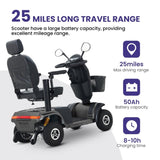 S500-BLACK Heavy Duty Mobility Scooter W429P151652