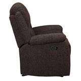 Brown Pillow Top Arms Glider Recliner B062P184512
