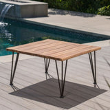 ZION INDUSTRIAL WOOD AND METAL COFFEE TABLE 62981.00