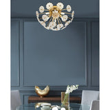 Gold Flush Mount Ceiling Light W2738P314593