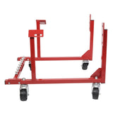 ZUN 1000lb Auto Engine Cradle Stand for Chevrolet Chevy V8 Red 65871450