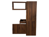 Kitchen pantry cabinet with multi-functional pull-out multi-tier storage shelf,Farmhouse Storage W331P425810
