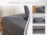Compression Human Dog Sofa Bed for Adult & Pets,Modern Floor Couch With Pillow for Living Room 25363961