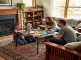 31.5" Folding Card Table, Portable Table for Dining, Camping, or Game Night, Black 51136172
