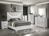 Blanca Modern Style 6- Drawer Dresser Made with Wood in White B009P243269