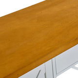 Bar cabinet Console Table with 2-Door Cabinet & 1 Drawers, Coffee Bar, Wine rack,Entryway Table with W3417P316958