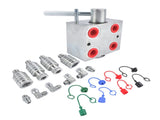 Hydraulic Multiplier Assembly 3 Port 20 GPM 3000 PSI O-Ring Boss NPT Connection 94007324