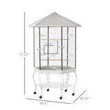 Bird Cage Starter Kit with Detachable Rolling Stand 28106760