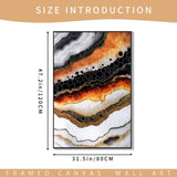 Luxury Crystal and Pearl Hand-Painted Oil Painting Wall Art - Contemporary Hallway and Entrance W3374P322235