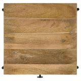 Natural Mango 1-Drawer Accent Table with Bottom Shelf B062P153900