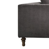 Grey Accent Chair with Pillow B062P209166