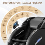 ZUN Full Body Massage Chair, Full Body Zero Gravity with 3D Massage Mechanism, 6 Auto Massage Mode, W2561P157965