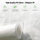 12'x14' Gazebo Cover for Hardtop Gazebos, Outdoor Universal Winter Gazebo Cover with Sidewalls and W1859P227828