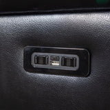 Power reclining sofa with DDT / LED Strip BLACK color W1805106078
