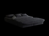 75'' 2-in-1 Foldable Sofa,Convertible Sleeper Foam Sofa Bed with Multi Functional Blanket, Corduroy W834P317046