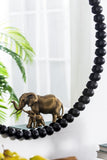 32" Circle Mirror with Metal Beaded Frame, Wall Mirror for Living Room Bedroom Entryway W2078138953