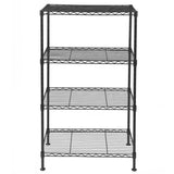 ZUN 4-Tier Industrial Welded Wire Shelving 42341060