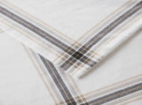 4-Piece King Sheet Set,Tan Plaid B035P408384