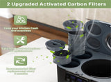 4 L Electric Composter with Lid and LED Display for Kitchen - 2 Activated Carbon Filters 35496181