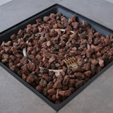 50000 BTU, CSA Certification Square Gas Fire Table ,Contain 5 kg Lava Stone And Rainproof W2734P194105