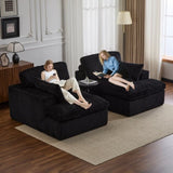 Double Chaise Lounge Chair Indoor,Oversized Upholstered Sleeper Cloud Couch,Deep Seat Luxury Sofa 92839899