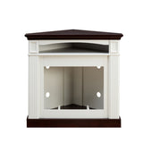 Corner Mantel Cabinet for Living Room or Bedroom with 23 inch Fireplace Insert Heater for the W2393P230132