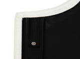 Catherine Upholstered King Headboard, Antique White Woven B2719P238659