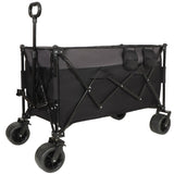 Extra Large 300L Tall Heavy-Duty Folding Wagon Cart with 480lbs Capacity All-Terrain Wheels, Side W2932P289384