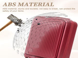 14"/20" 2 pcs/set in ABS Spinner Wheel Luggage, with Combination Lock and Front Opening Design, 14" 40167938