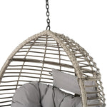 ZUN HANGING BASKET- GREY- NO STAND BASKET ONLY 60654.00BSTGRY