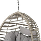 ZUN HANGING BASKET- GREY- NO STAND BASKET ONLY 60654.00BSTGRY