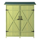 Fir Wood Shed Garden Storage Shed Green 68554949