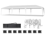 10x30ft Outdoor Pop Up Canopy, Portable Instant Canopy Tent for Outdoor Events Party Wedding 25570781