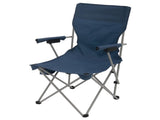 Hard Arm Camping Chair with Durable Polyester Seat and Steel Frame, Portable with Cup Holder 06372300