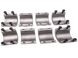 4pcs 1.75" Steel Tube Clamps Bolt on / Clamp On Weldable Roll Cage Mounts HD New 66751859