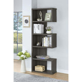 Weathered Grey 5-Shelf Bookcase B062P153764