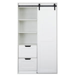 ZUN 71-inch closets,large closets laundry cabinets,Plastic suction process,farm slide barndoors,save 91953791