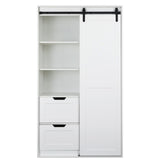 ZUN 71-inch closets,large closets laundry cabinets,Plastic suction process,farm slide barndoors,save 91953791