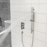 Shower System with Adjustable Slide Bar,12 Inch Wall Mounted Square Shower System with Rough-in W124382456